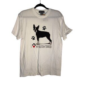 Vintage Boston Terrier Shirt Dog Tee Dog Lover